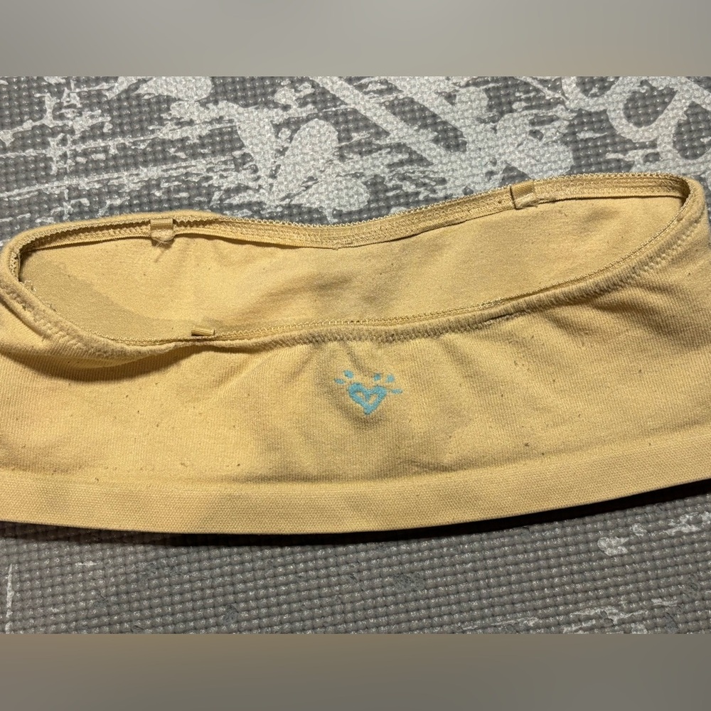 🪻Girls Strapless Bra Bandeau Top with padding  / Beige Nude / Justice Size 32